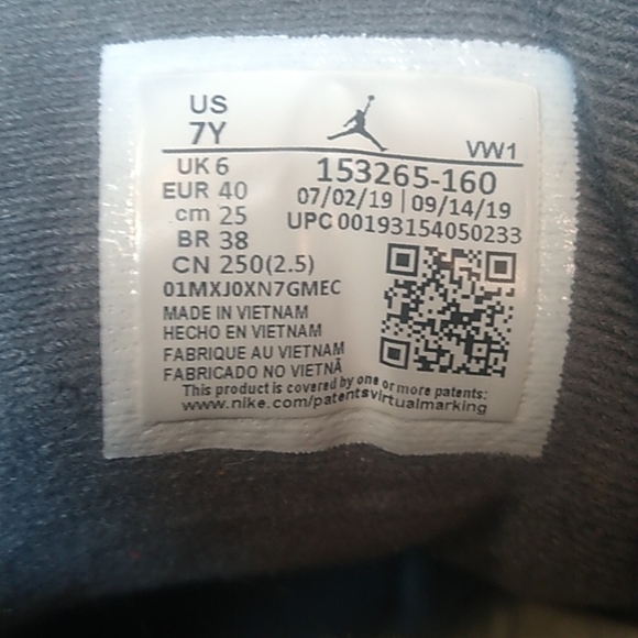 JORDAN 23 Jumpman Size 7Y TWO3 - Picture 12 of 13